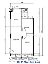 Blk 19 MARSILING LANE (Woodlands), HDB 3 Rooms #582428651